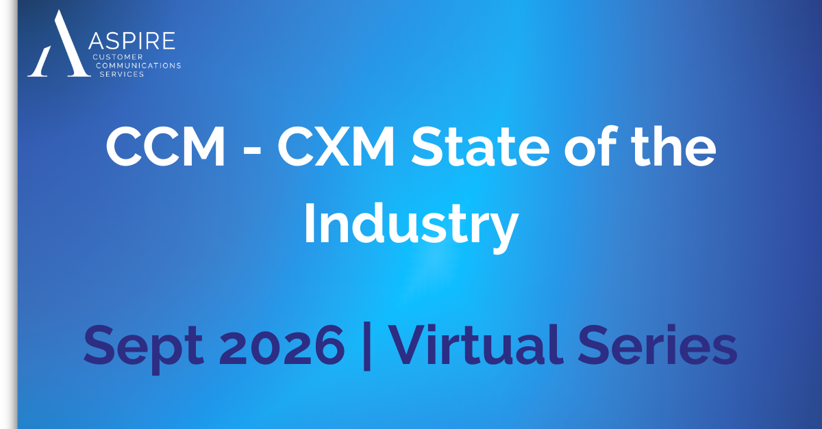 CCM-CXM State of the Industry Series